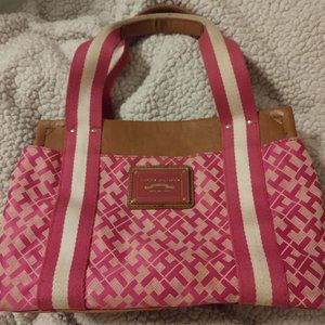 Tommy Hilfiger Handbag - Pink and White